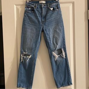 Abercrombie & Fitch Ankle Straight Jeans